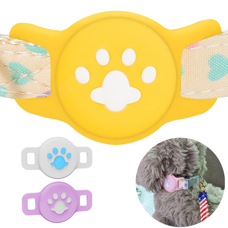 Dog Muzzle Silicone - Étui de protection Airtag en Silicone,