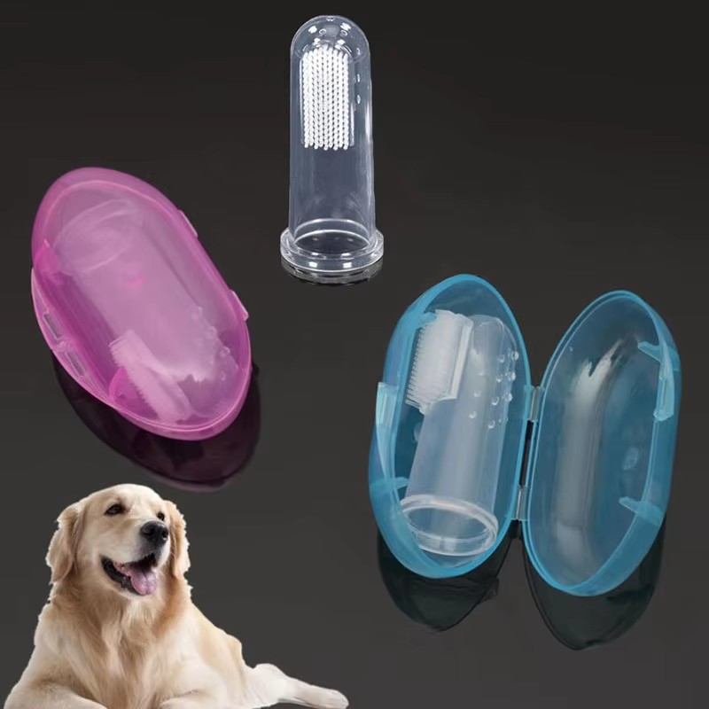 Dog Muzzle Silicone - Brosse à dents en silicone souple
