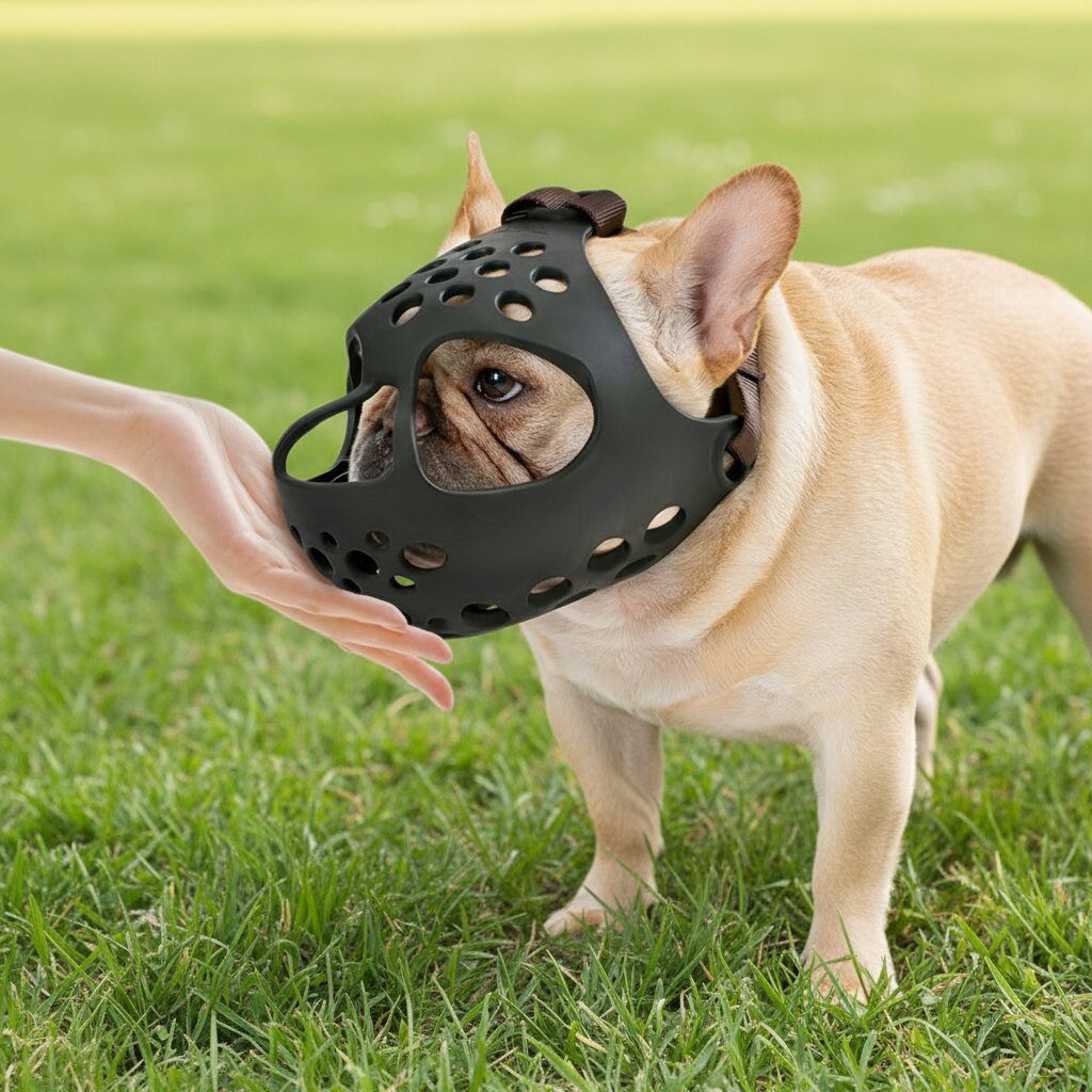 Muselière pour chien à mowque  - Dog Muzzle Silicone avis et prix