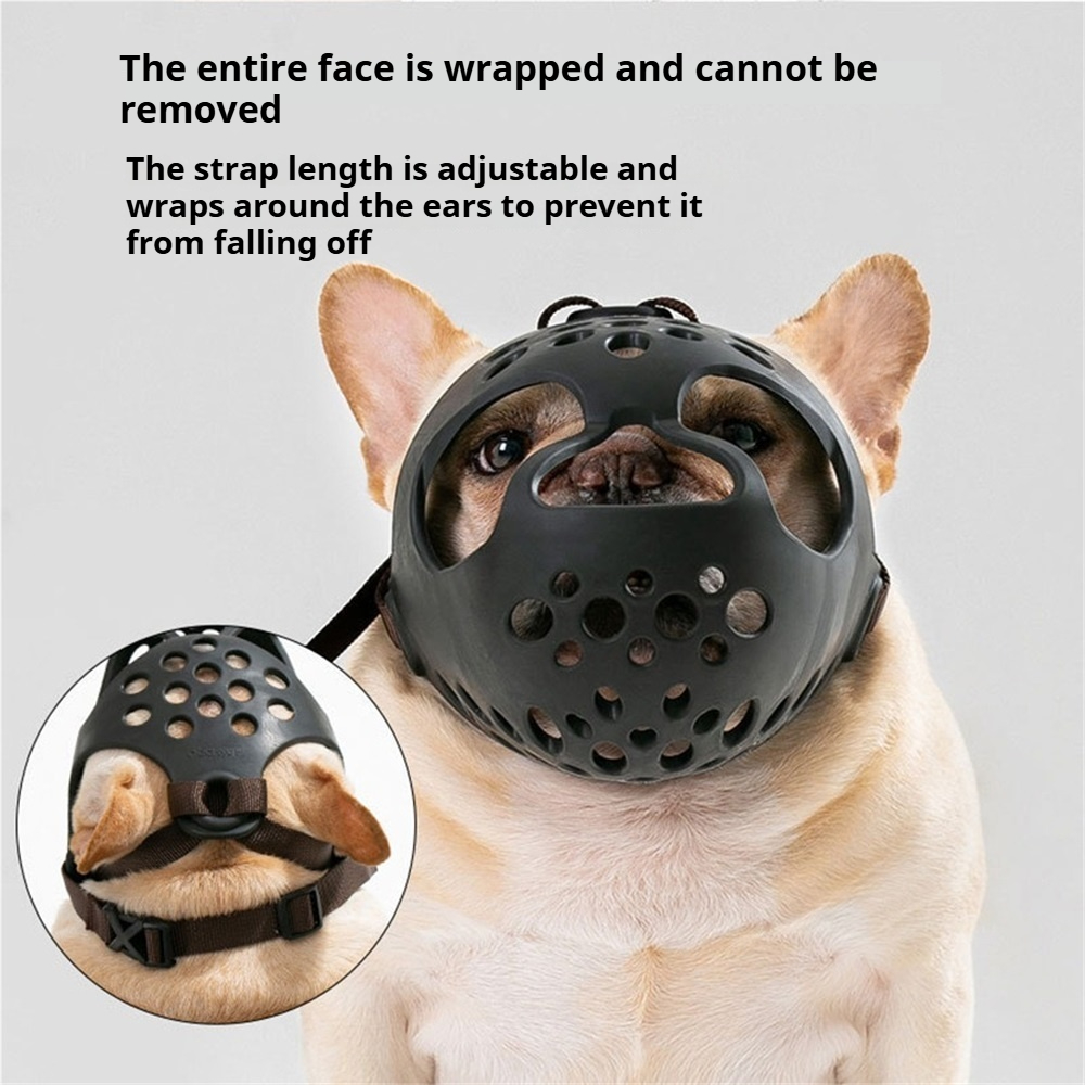 Muselière pour chien à mowque  - Dog Muzzle Silicone avis et prix