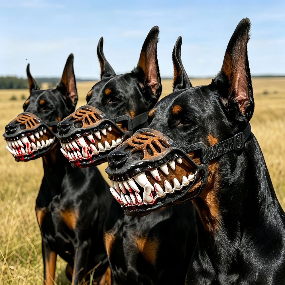 Muselière de chien réaliste en - Dog Muzzle Silicone avis et prix