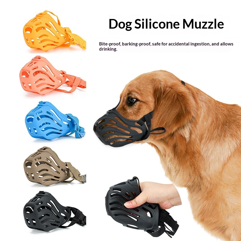 Muselière pour chien anti-aboi - Dog Muzzle Silicone avis et prix