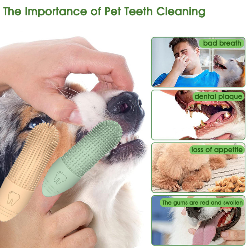 Ensemble de brosses à dents po - Dog Muzzle Silicone avis et prix