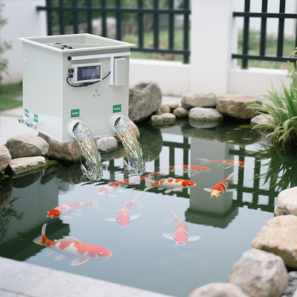 Filtre à tambour rotatif Qihan - Aquarium Fish Tank avis et prix