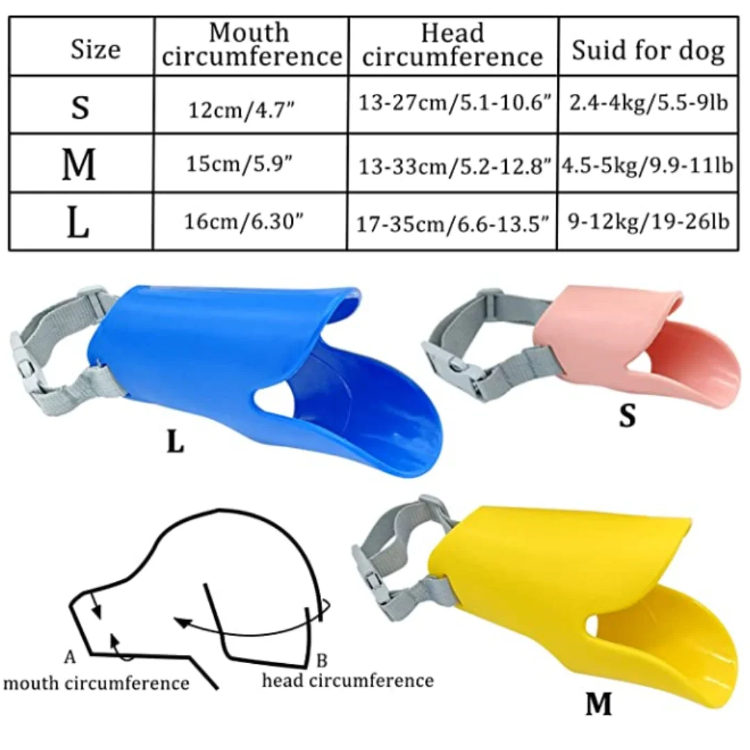 Muselière anti-morsure en sili - Dog Muzzle Silicone avis et prix